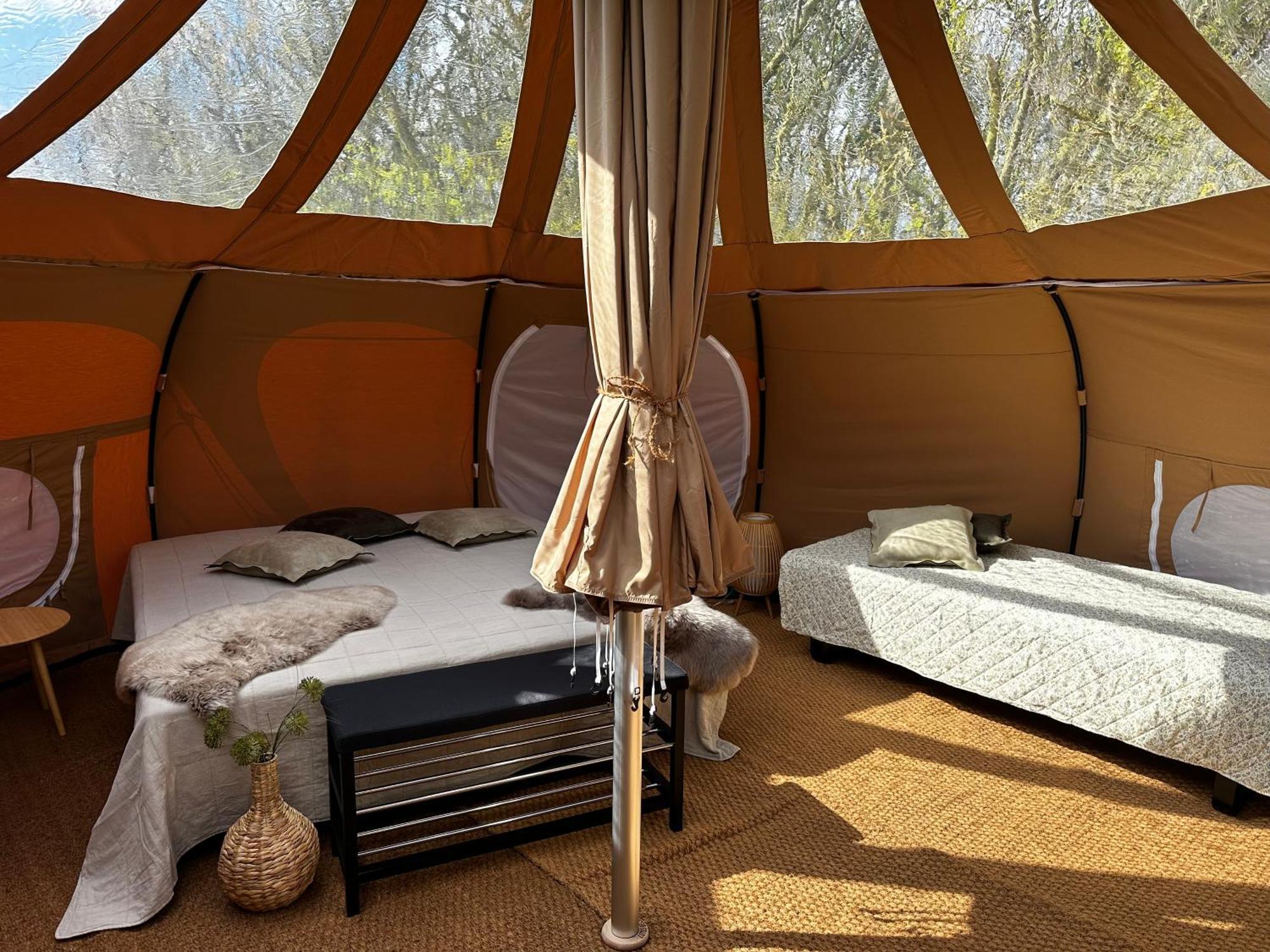 Romantik Luxus Glamping 2 Idestrup エクステリア 写真